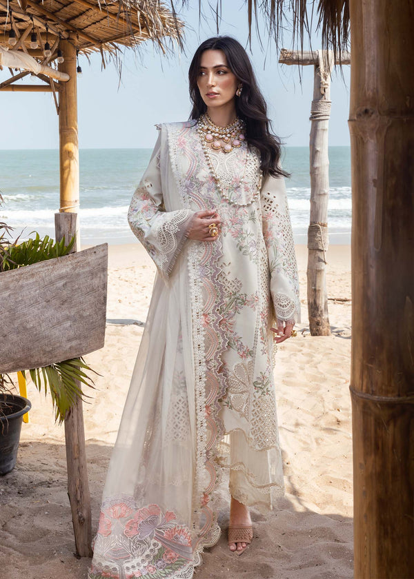 Unstitched 3 Piece Luxury Lawn Collection'2025-DAHLIA-A